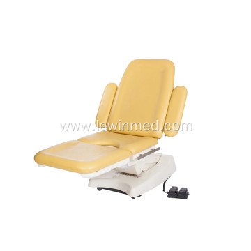 Foot control switch obstetric bed